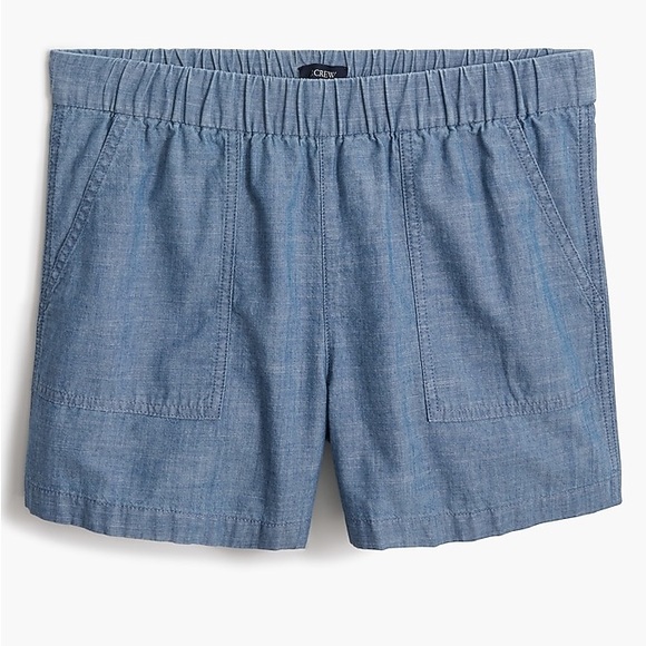 J. Crew Pants - J. Crew Factory Chambray pull-on short